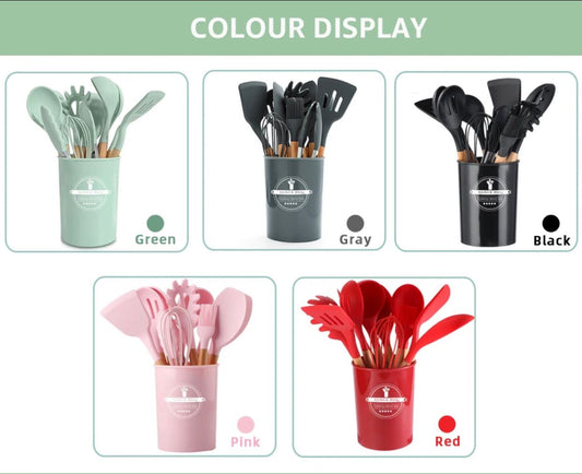 Juego de Utensilios de Cocina x12 – 30 cm