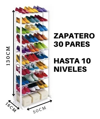 Zapatero Organizador de 10 Niveles